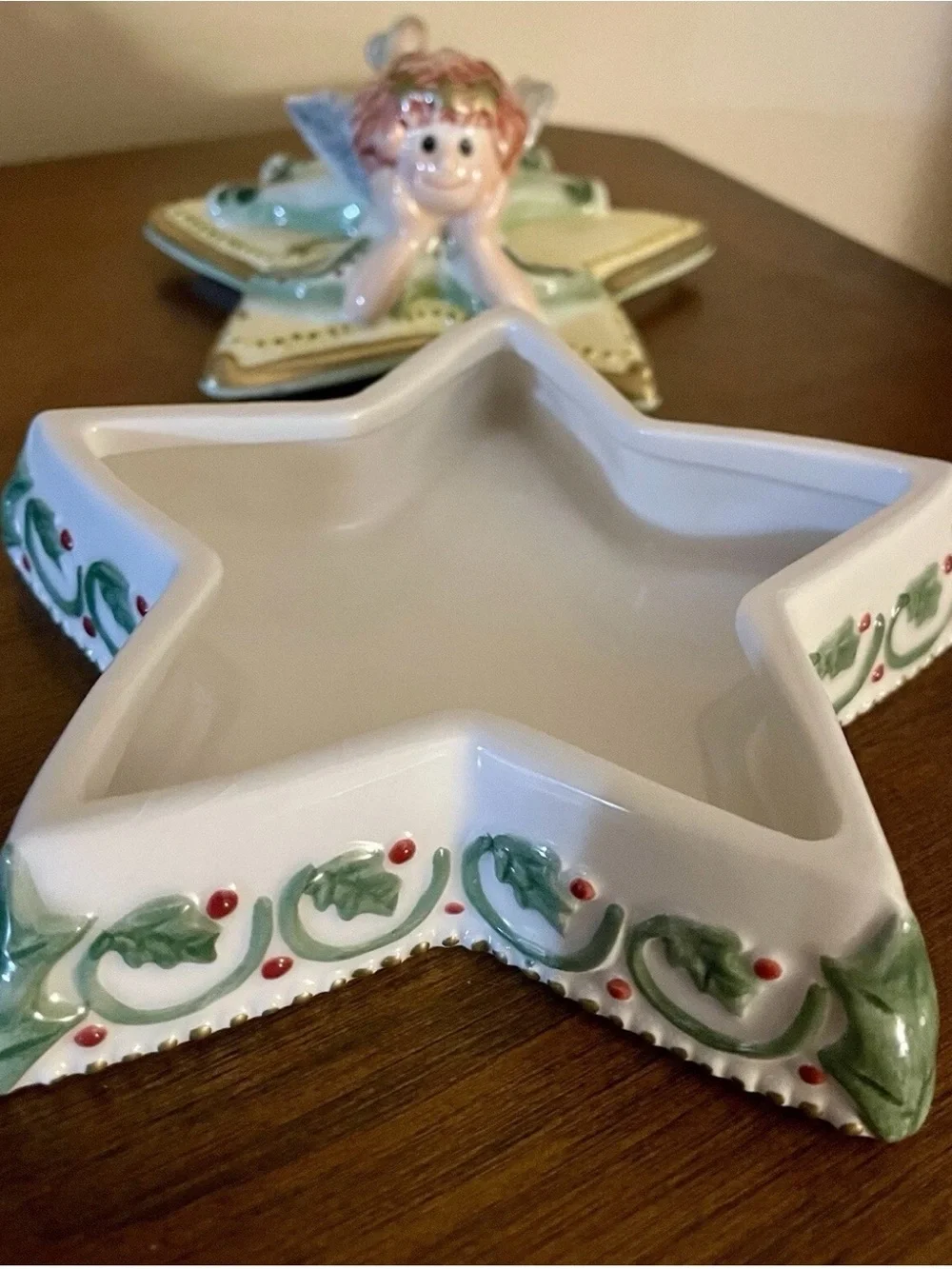 Fitz and Floyd porcelain star